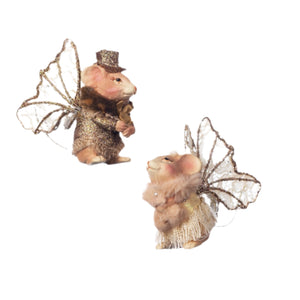 Assorted Fairy Mouse Ornament, INDIVIDUALLY SOLD