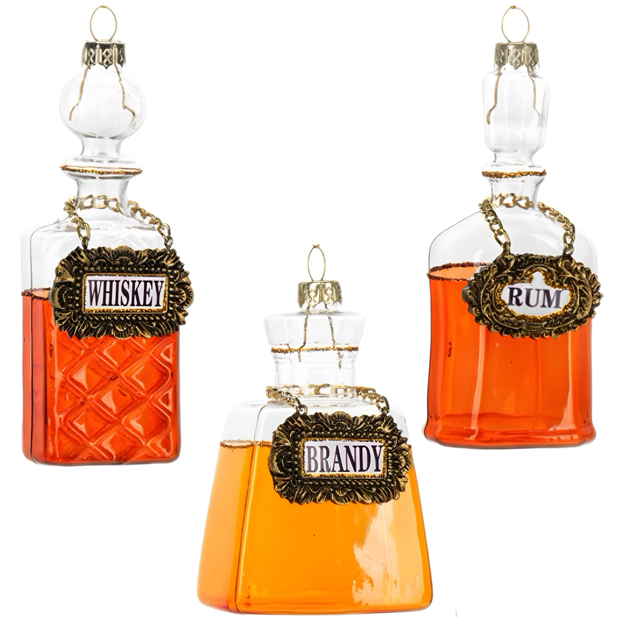 Assorted Liquor Bottle Ornament, INDIVIDUALLY SOLD