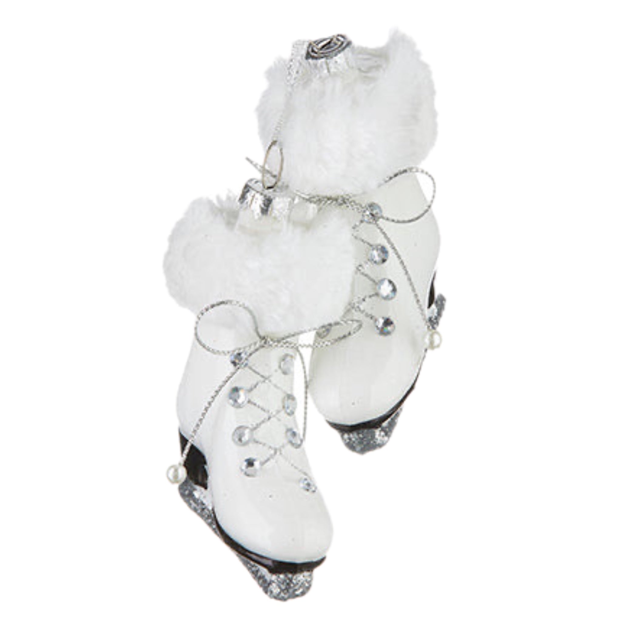 Skates With Fur Trim Ornament