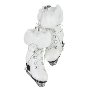 Skates With Fur Trim Ornament