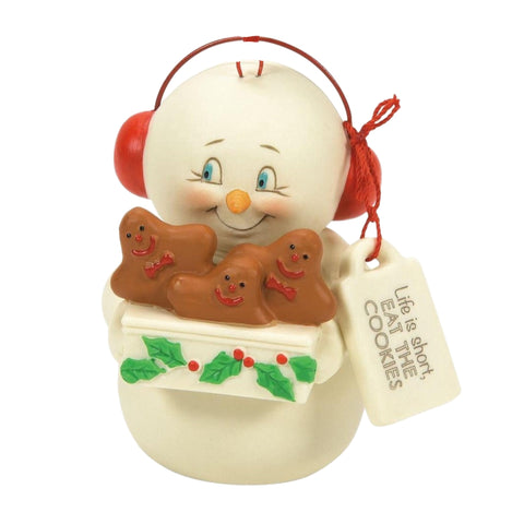 Life Is Short, Eat The Cookies Ornament