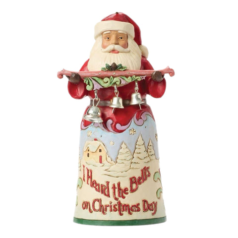 I Heard The Bells Santa Ornament