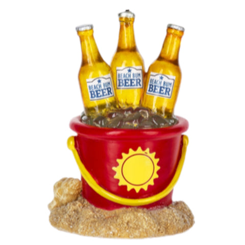 Sand Bucket Beer Bottle Ornament