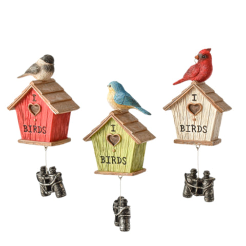 Assorted Birdhouse Ornament, INDIVIDUALLY SOLD