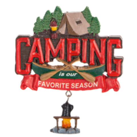 Camping Ornament