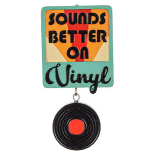 Vinyl Record Ornament