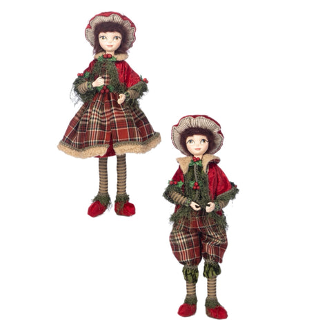 Assorted Child In Mushroom Hat Figurine, INDIVIDUALLY SOLD