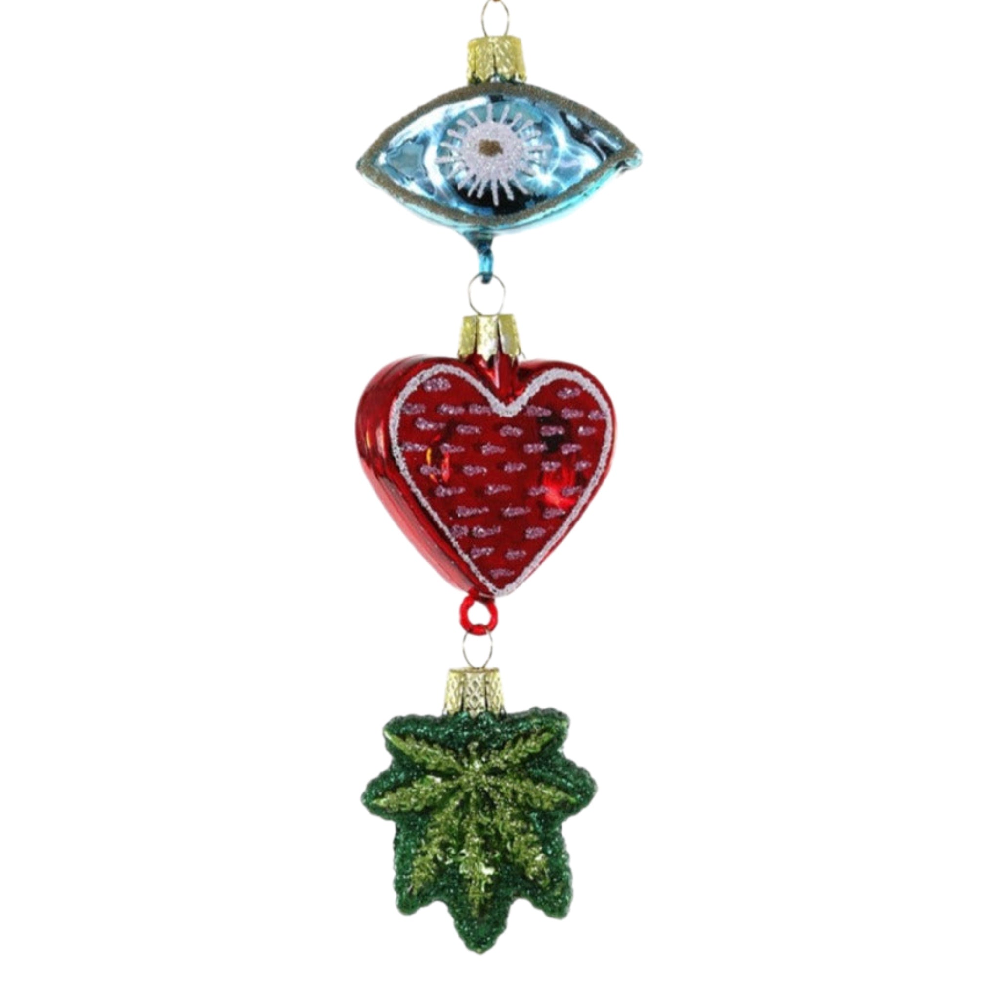 I Heart Weed Ornament