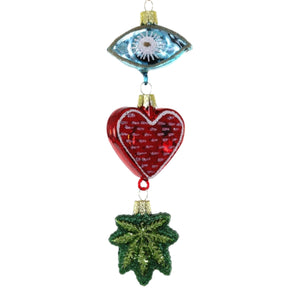 I Heart Weed Ornament