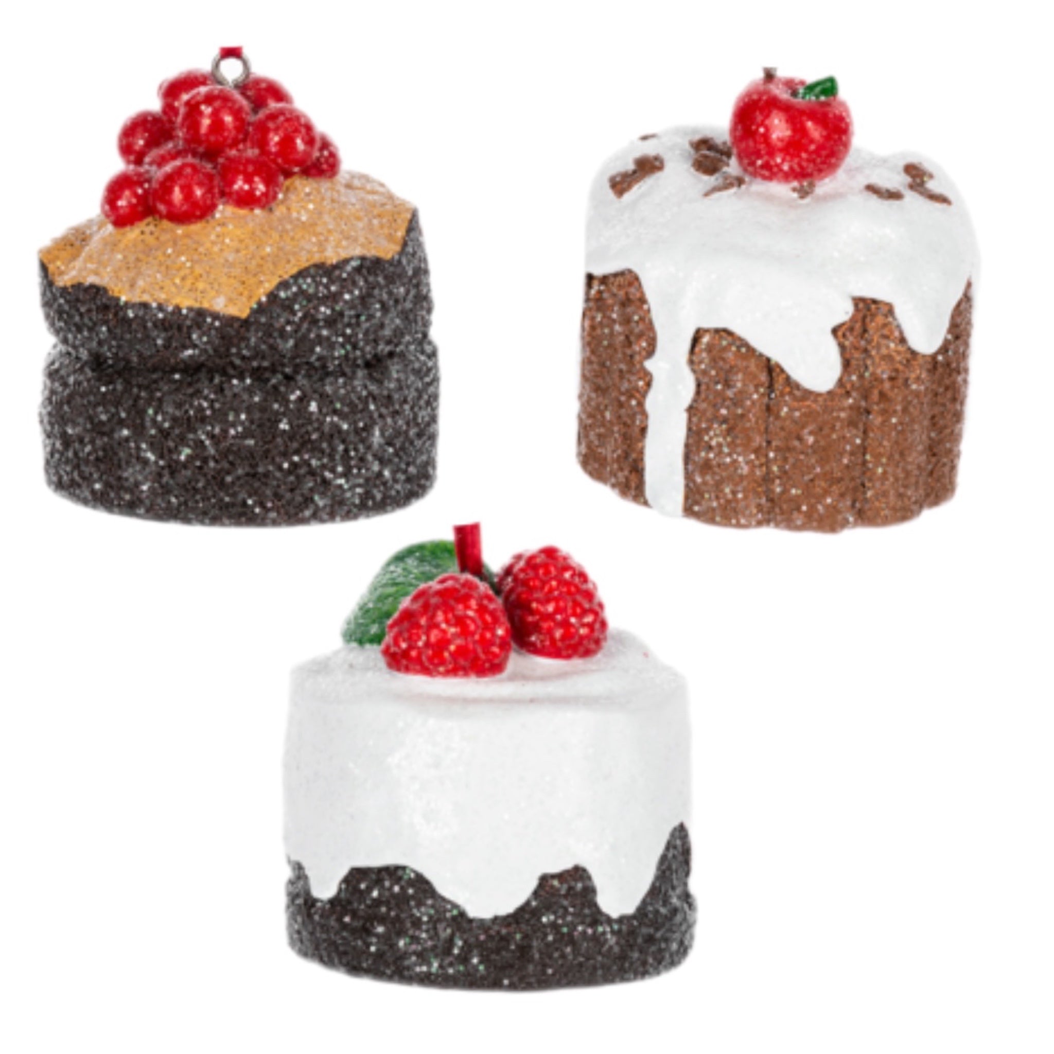 Assorted Frosted Cake Ornament, INDIVIDUALLY SOLD