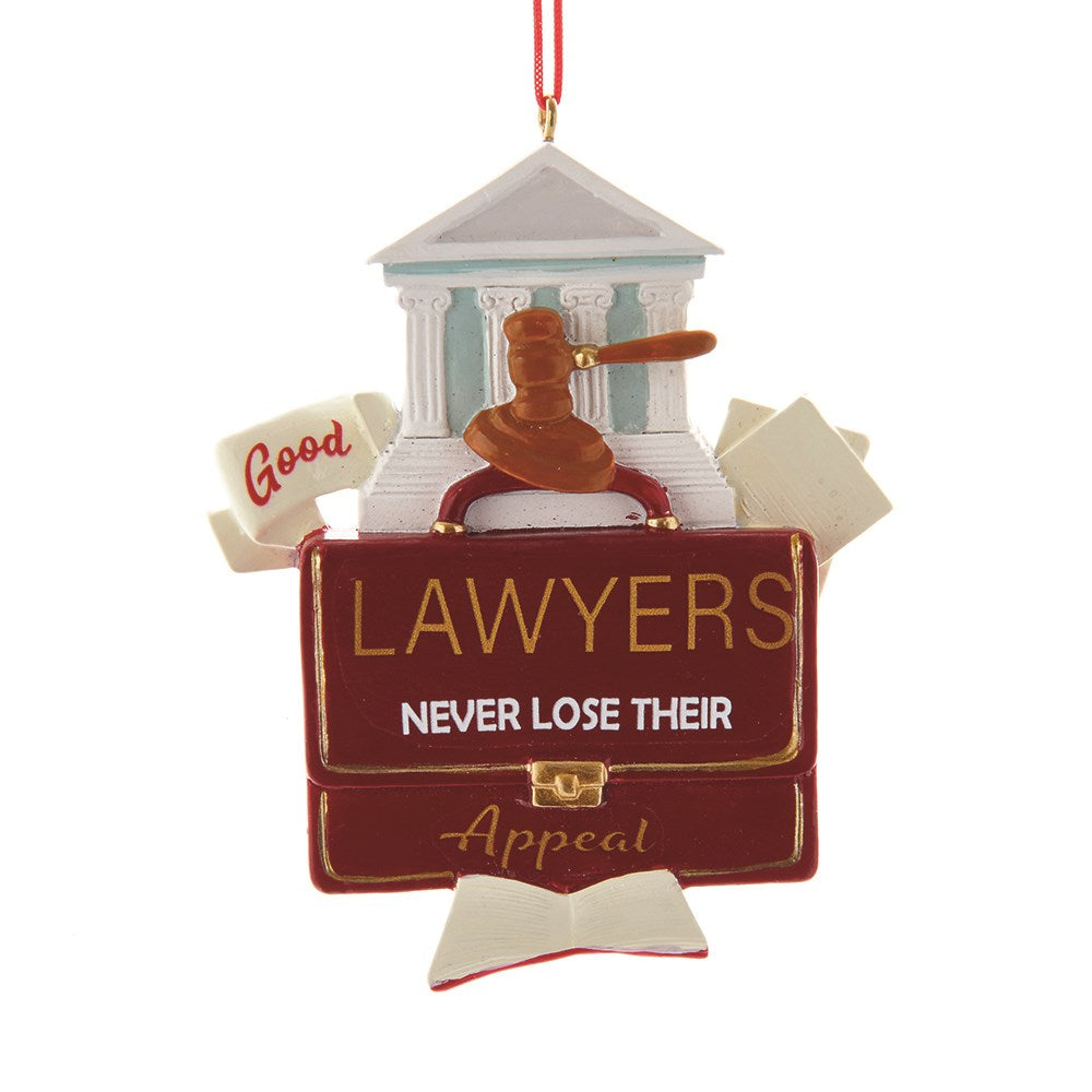 Lawyer's Never Lose Appeal Ornament