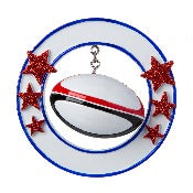 Rugby Ornament