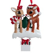 Rudolph And Clarice Ornament