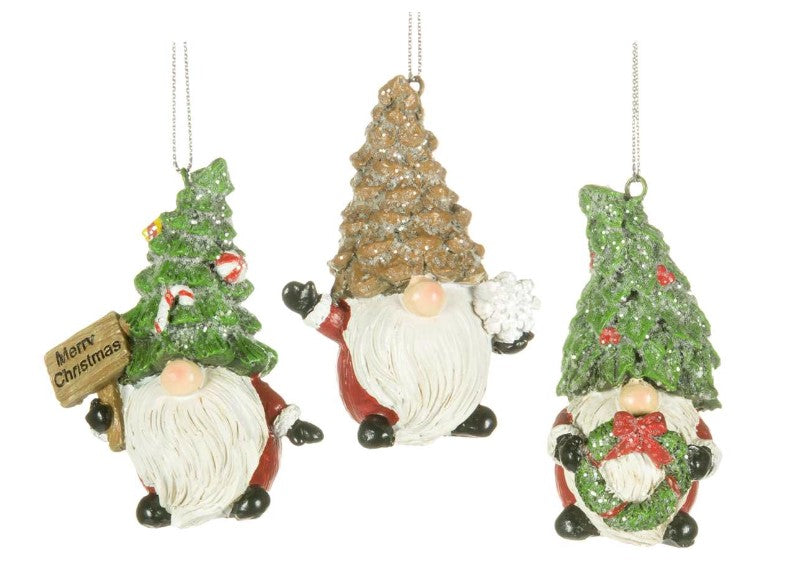 Assorted Gnome Ornament. INDIVIDUALLY SOLD