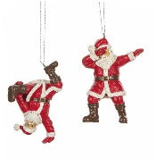 Assorted Hip Hop Santa Ornament, INDIVIDUALLY SOLD