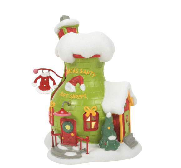 Grinch Village: Grinches Santa Suit Shop, Available August 2024