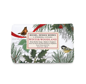 Michel Design Works Boxed Soap Bar: Winter Woodland