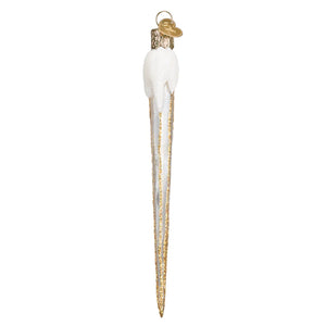Gold Icicle Ornament