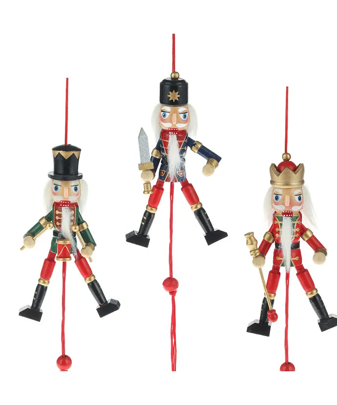 Assorted Nutcracker Pull Toy, INDIVIDUALLY SOLD