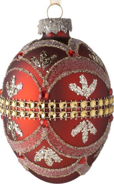 Jeweled Egg Ornament