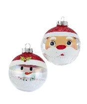 Assorted Christmas Character Ball, INDIVIDUALLY SOLD