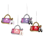 Assorted Dance Duffle Bag Ornament, INDIVIDUALLY SOLD