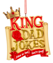 King Of Dad Jokes Ornament