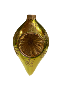 Lime Green Reflector Drop Ornament