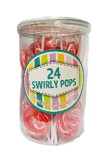 Red Swirly Pops