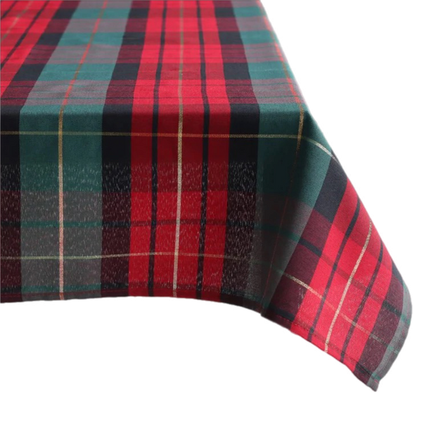 Red And Green Checkered Table Cloth