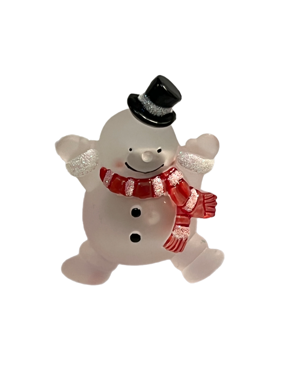 LED Snowman Christmas Pin