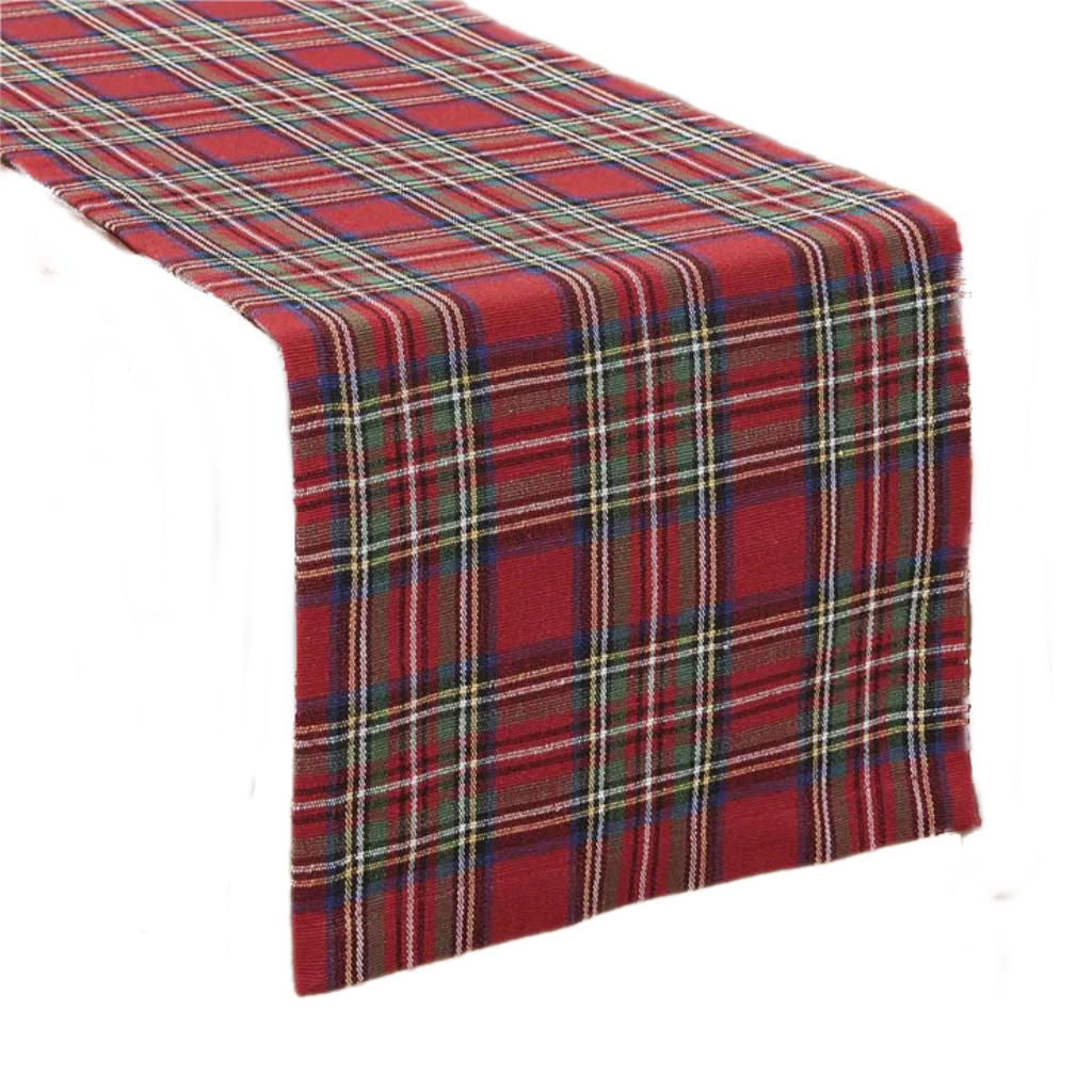 Red Tartan Table Runner