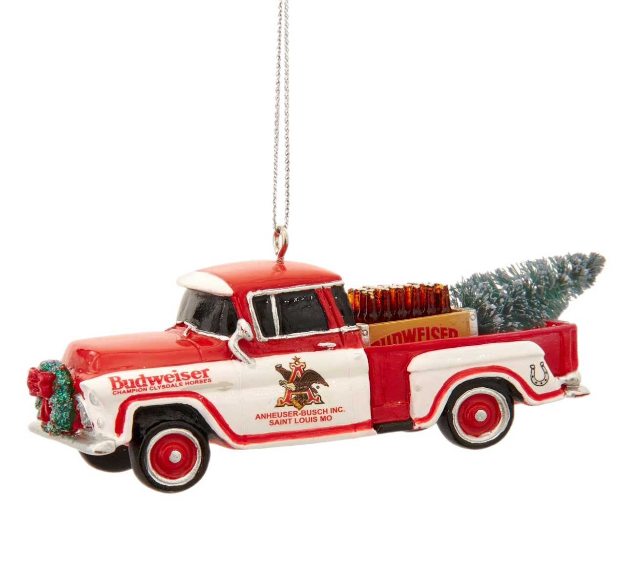 Budweiser Pickup Truck Ornament