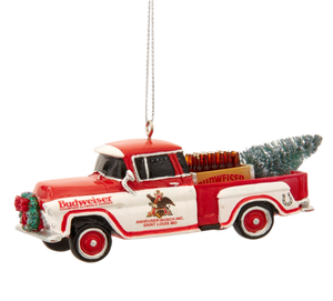 Budweiser Pickup Truck Ornament