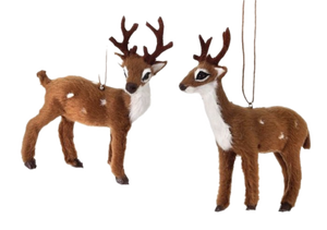 Assorted Deer Ornament, INDIVIDUALLY SOLD