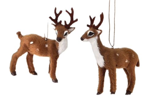 Assorted Deer Ornament, INDIVIDUALLY SOLD