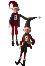 30" Assorted Holiday Elf, INDIVIDUALLY SOLD