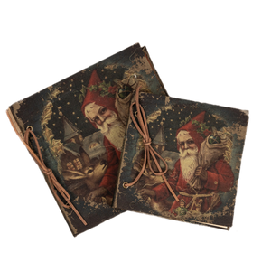 Assorted Santa In Red Coat Paper Book, INDIVIDUALLY SOLD