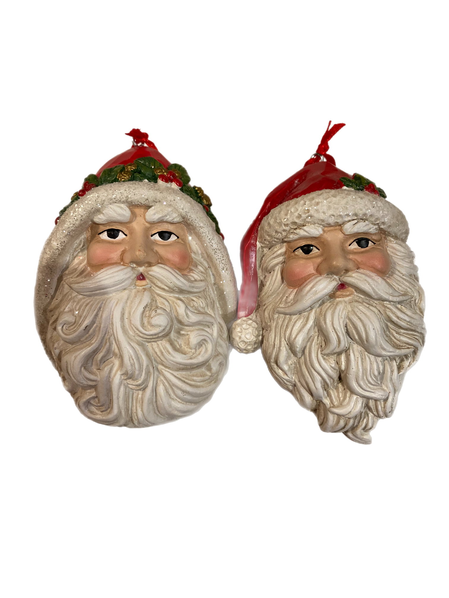 Assorted Santa Head Ornament, INDIVIDUALLY SOLD