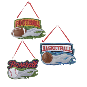 Assorted Sport Ornament, INDIVIDUALLY SOLD
