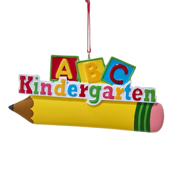 Kindergarten Pencil Ornament
