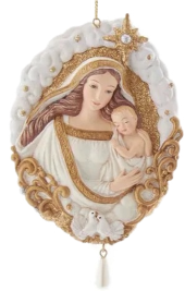 Madonna With Child Ornament