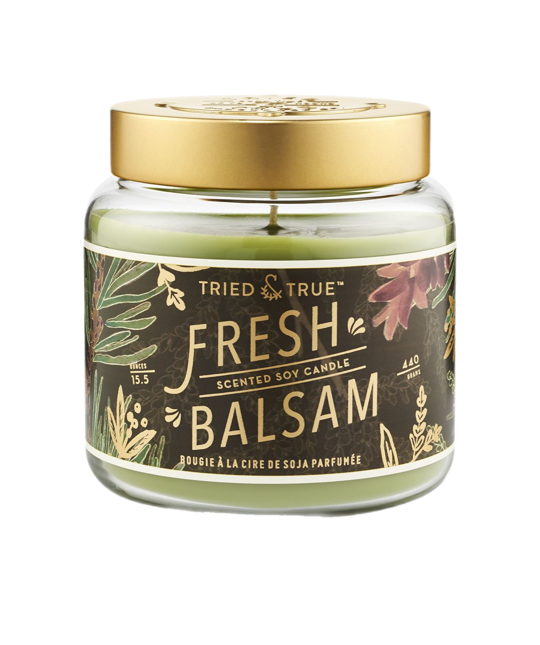 Tried & True Jar Candle: Fresh Balsam