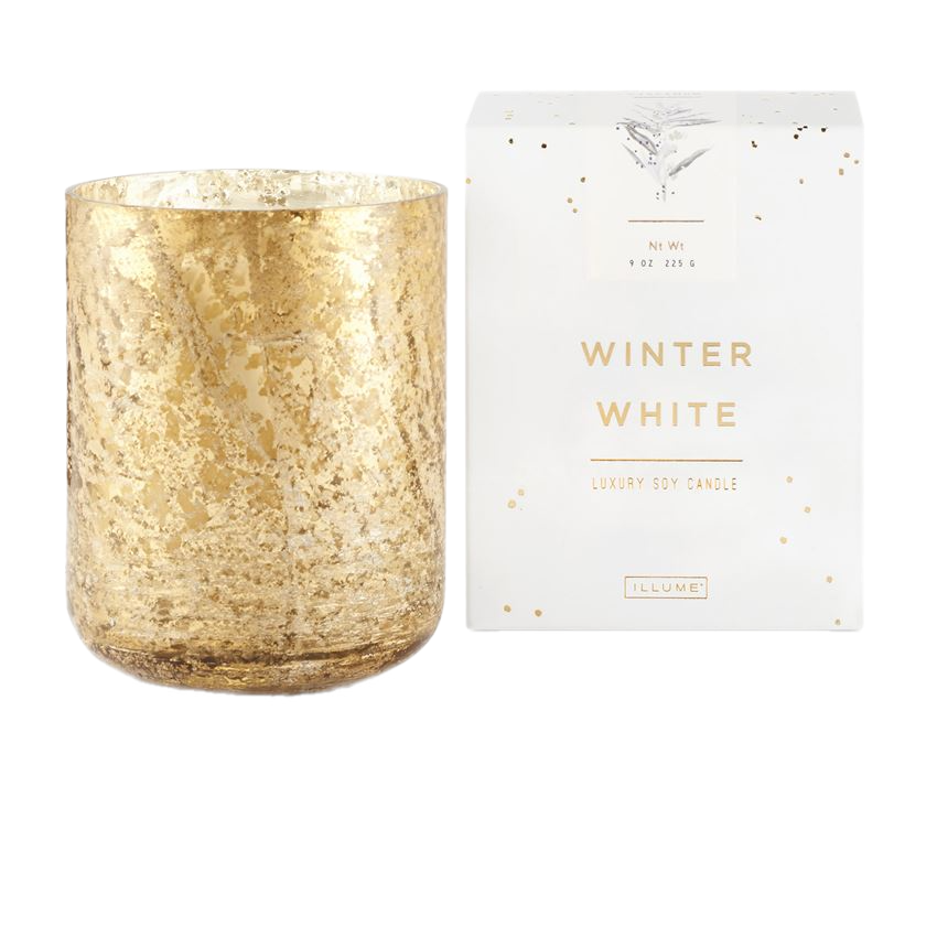 ILLUME Candle Luxe Sanded Glass: Winter White