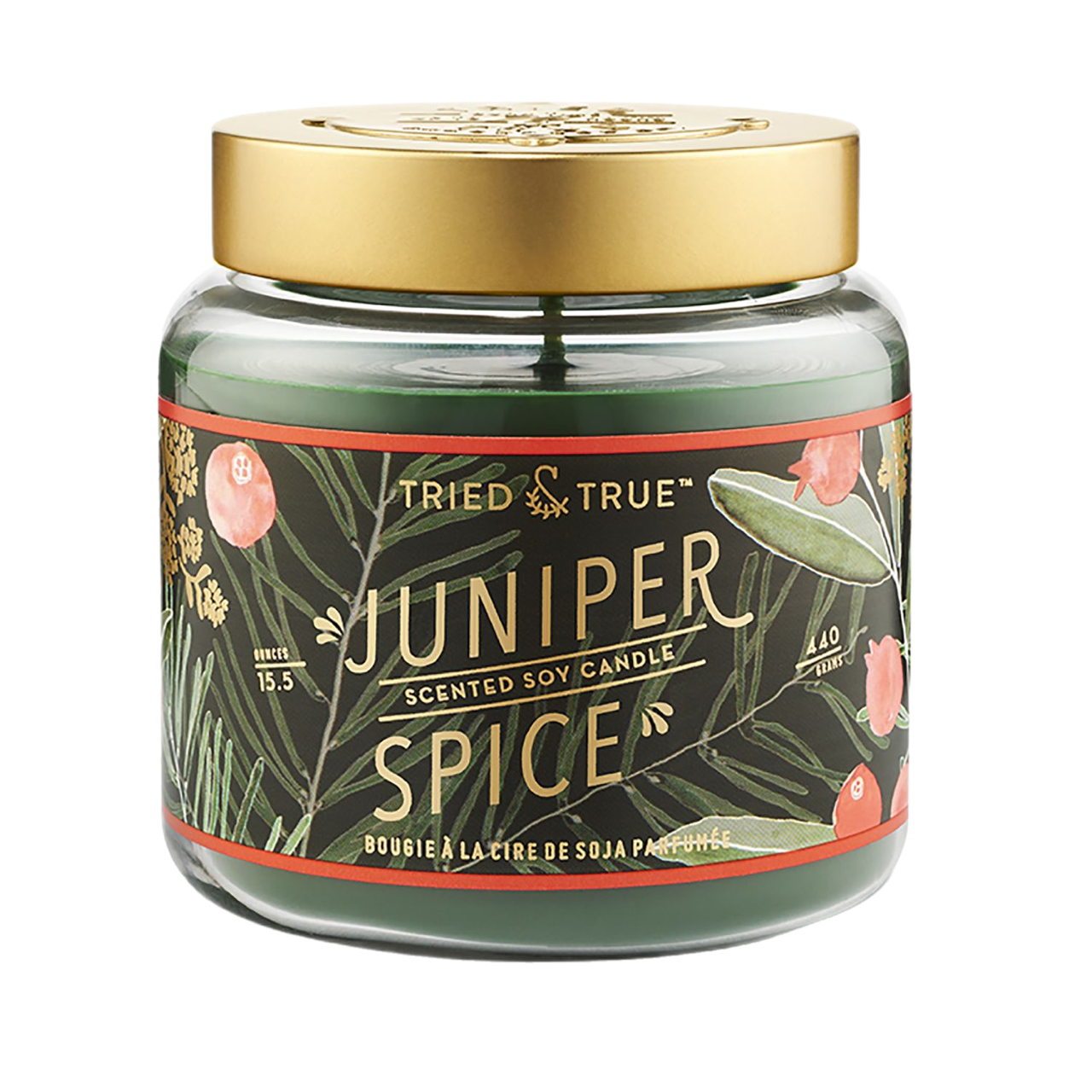 Tried & True Jar Candle: Juniper Spice