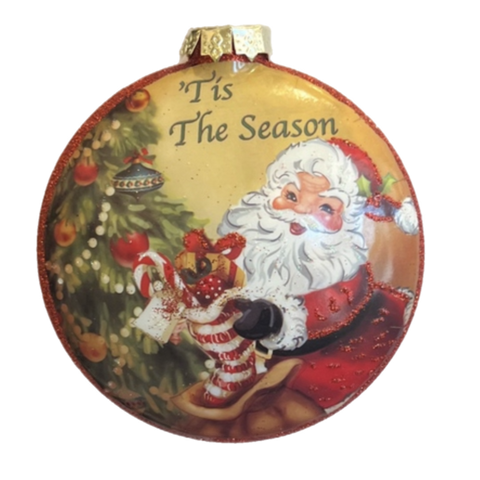 'Tis The Season Santa Disk