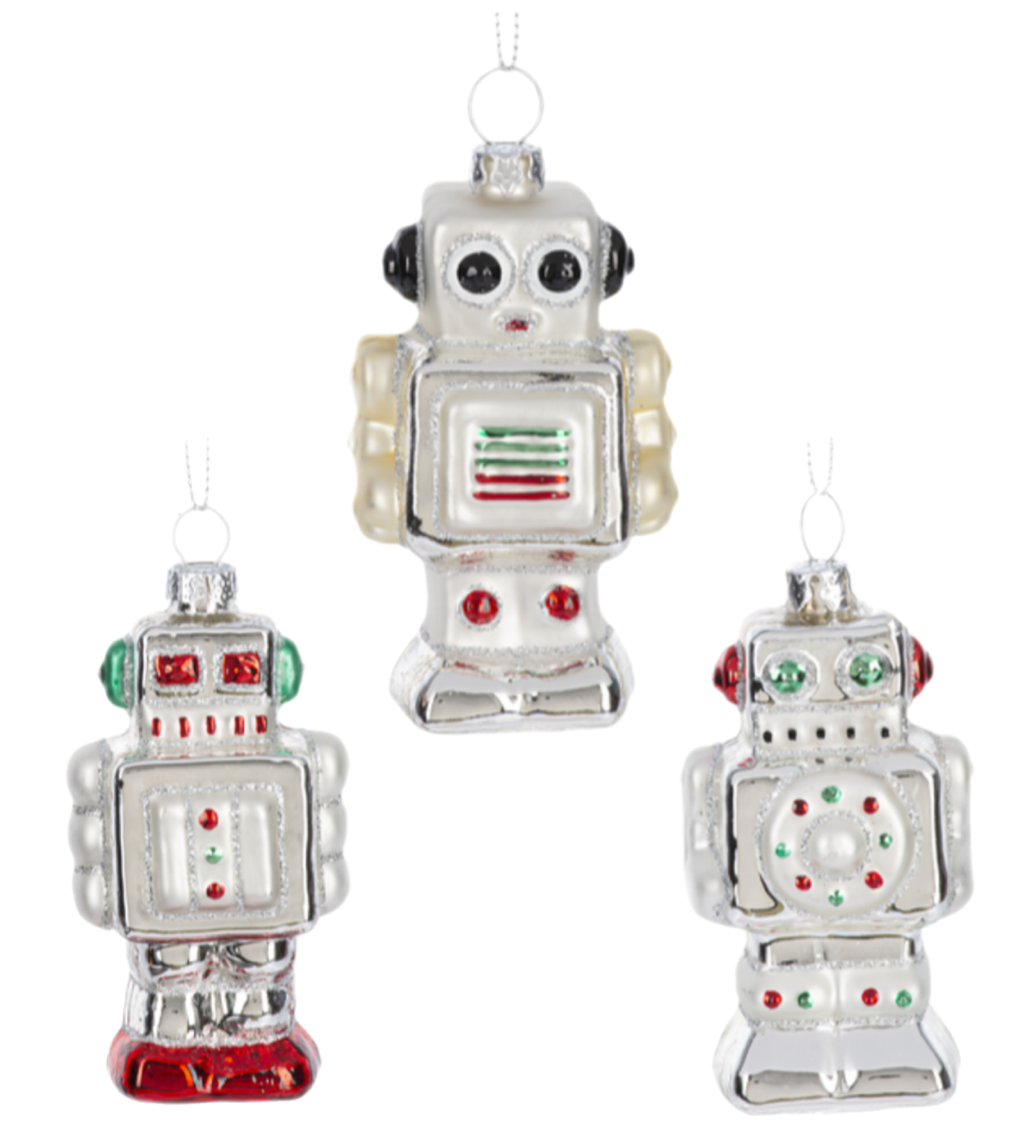 Assorted Robot Ornament, INDIVIDUALLY SOLD