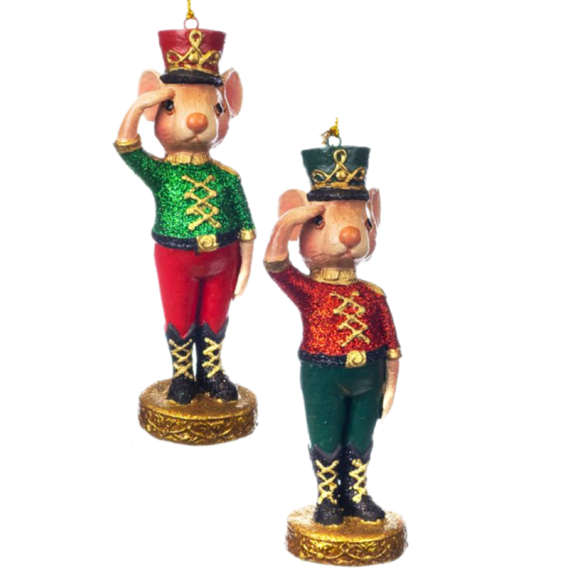 Assorted Mouse Toy Soldier Ornament, INDIVIDUALLY SOLD