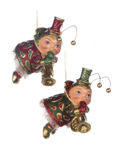 Assorted Parade Musical Bug Ornament, INDIVIDUALLY SOLD