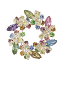 Pastel Wreath Brooch